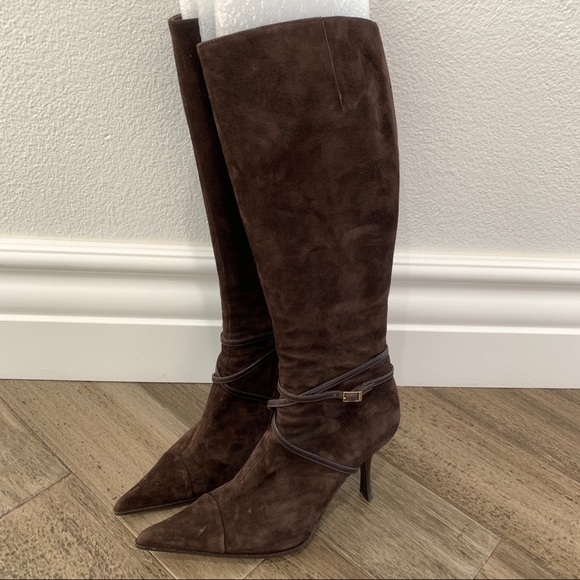 St. John Shoes - Brown Knee High Boots